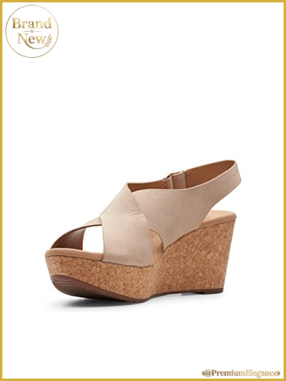 2.95 Inch Heel Ortholite Cushion Platform Wedge Sandals